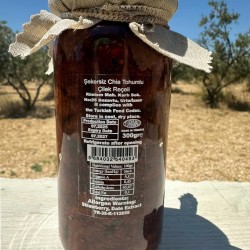 Şekersiz Chia Tohumlu Çilek Reçeli 300 gr
