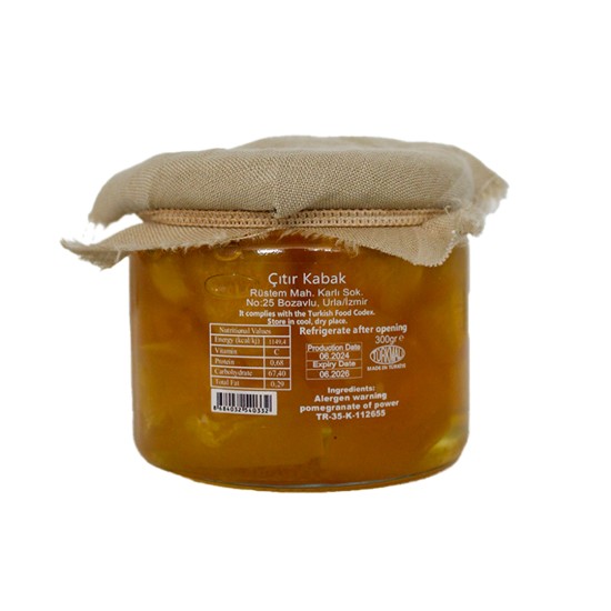 Çıtır Kabak Reçeli 300 Gr Çıtır Kabak Reçeli 300 Gr